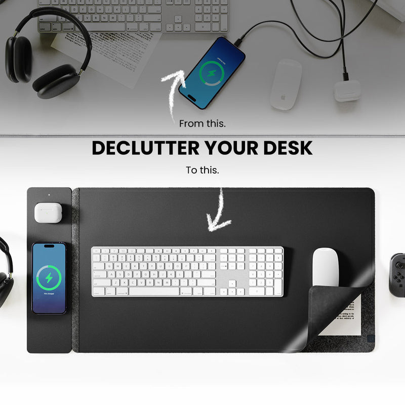 Mouse Charging Pad - 15W Magnetic Wireless Charging Mouse Pad