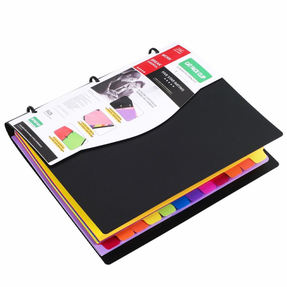 3 Ring Loose-leaf File Folder  - Document Scanner Portable 评论和价格