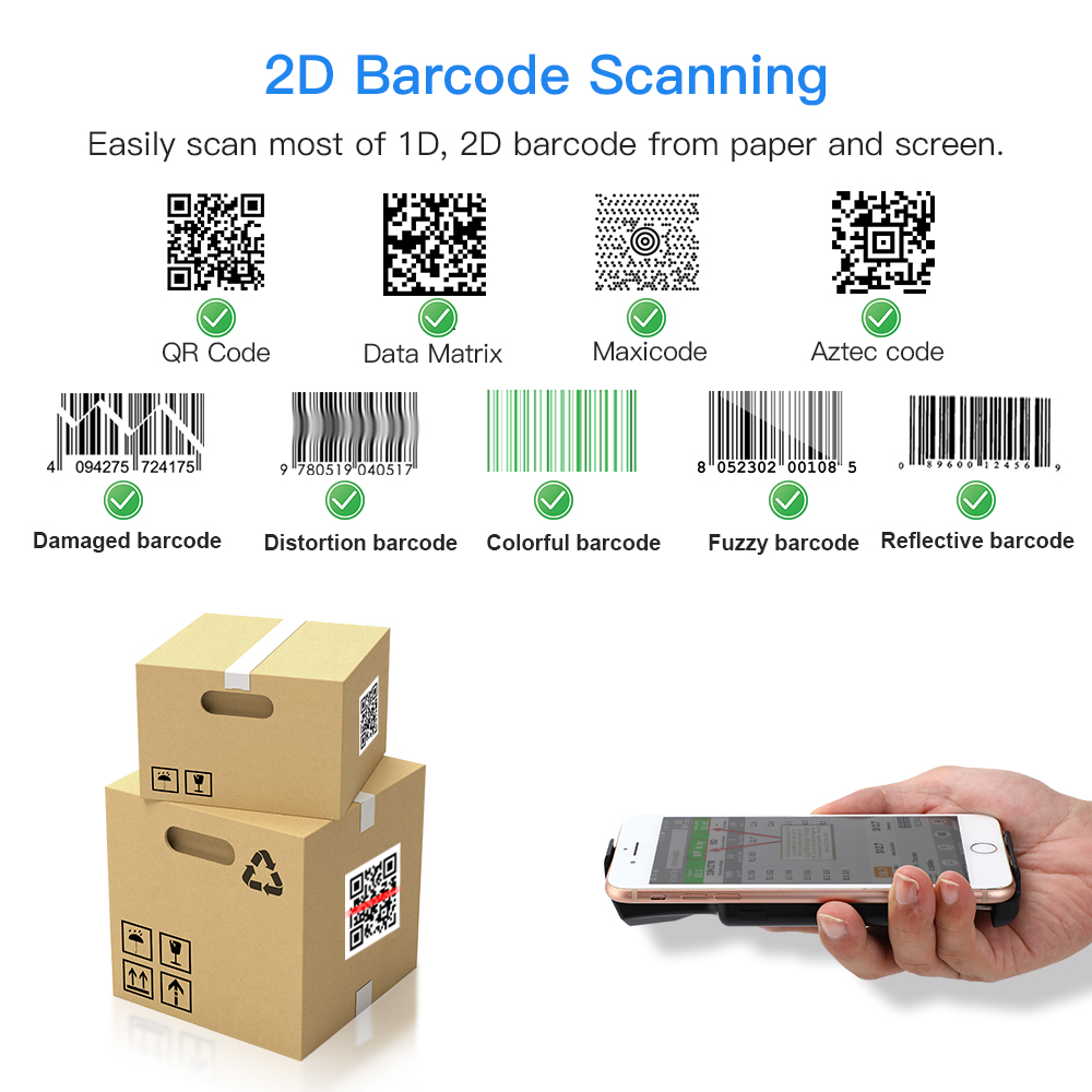 Eyoyo EY-017 2D Back Clip Blue - Document Scanner Portable 评论和价格