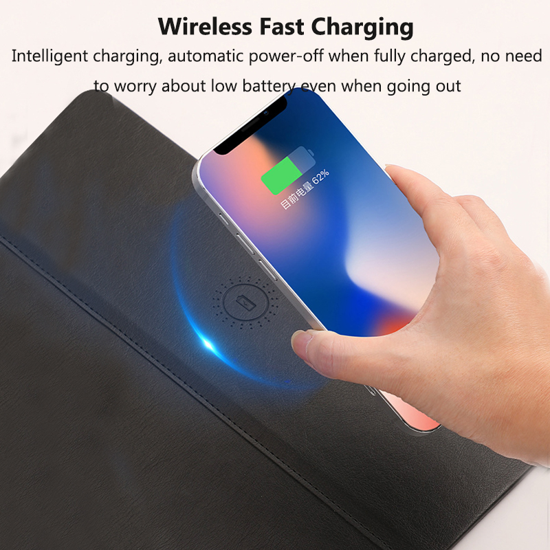 Wireless Charging PU Mouse Pad - Mouse Charging Pad 评论和价格