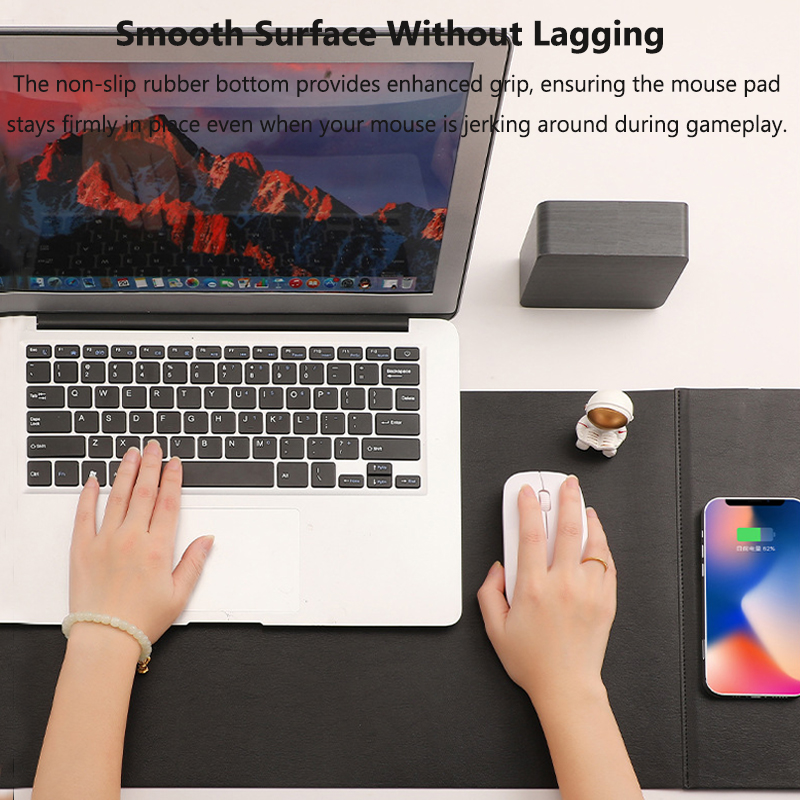 Wireless Charging PU Mouse Pad - Mouse Charging Pad 评论和价格