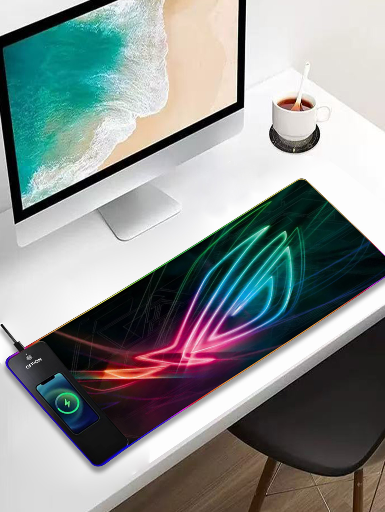 RGB Illuminated Multi-Function - Mouse Charging Pad 评论和价格