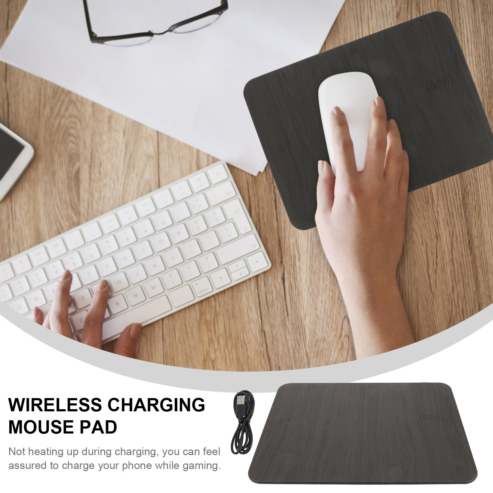 15W Wireless Charging Mouse Pa - Mouse Charging Pad 评论和价格