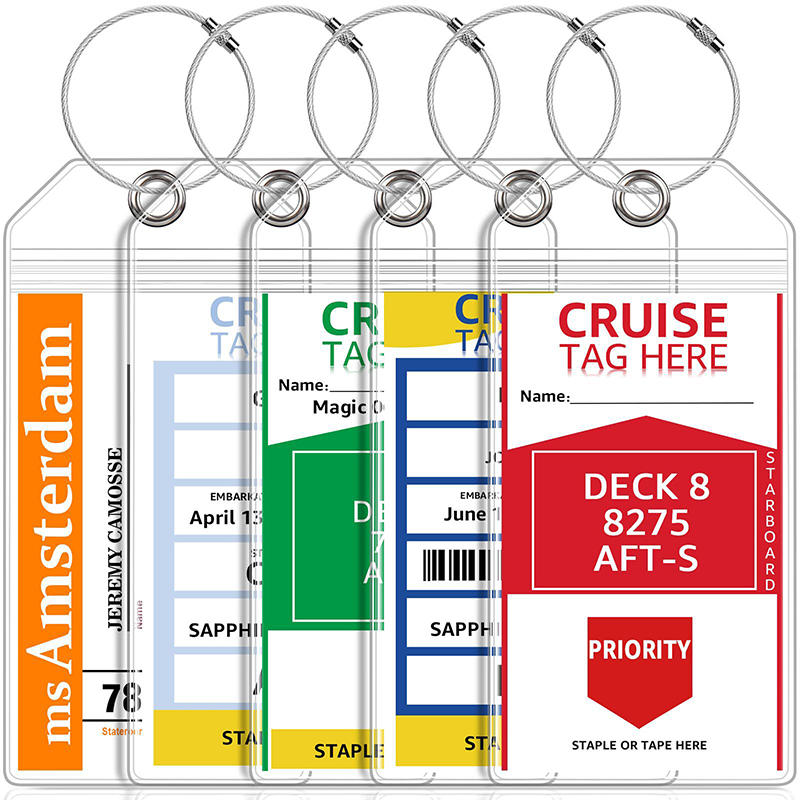 5pcs/Set Cruise Luggage Tags W - Tech Accessories For Travel 评论和价格
