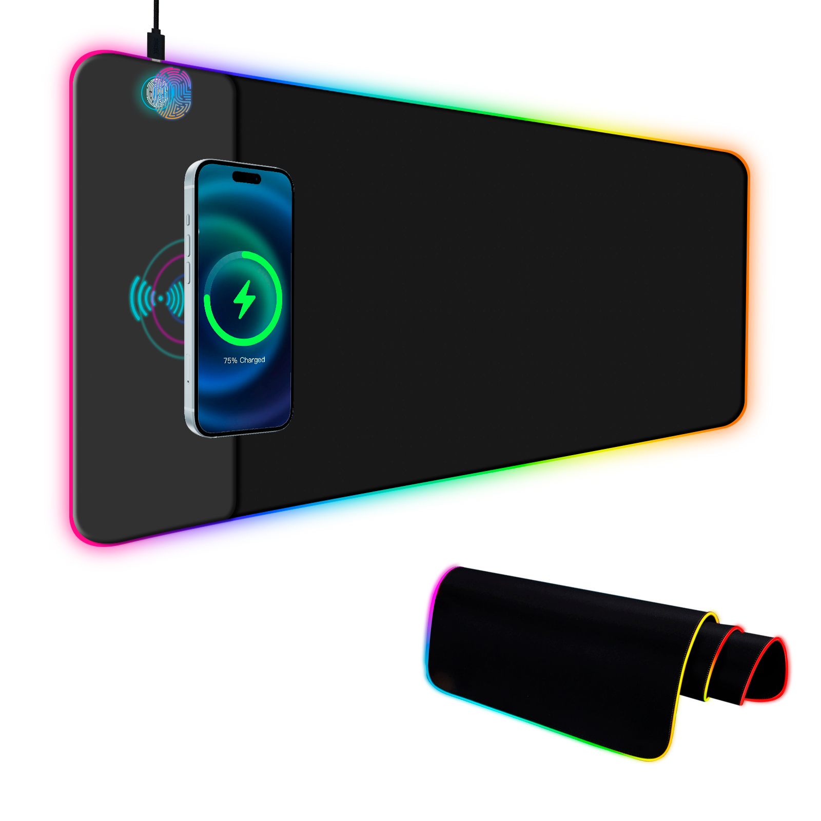 Wireless Charging RGB Gaming M - Mouse Charging Pad 评论和价格